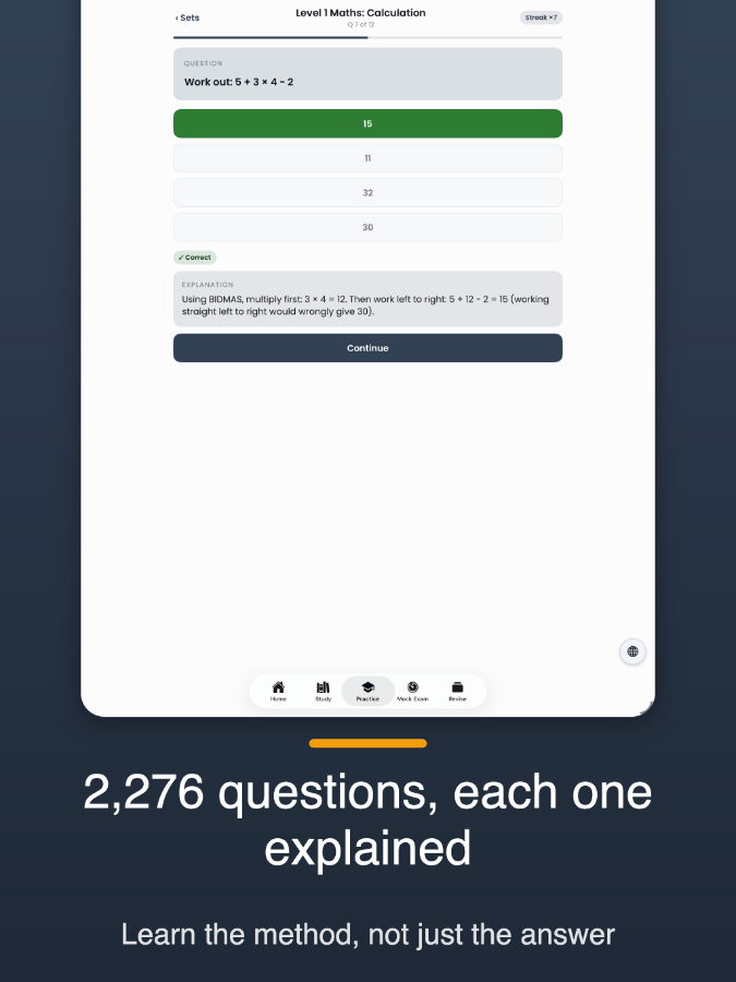 Revisit facts, rules and conversions with flashcards.
