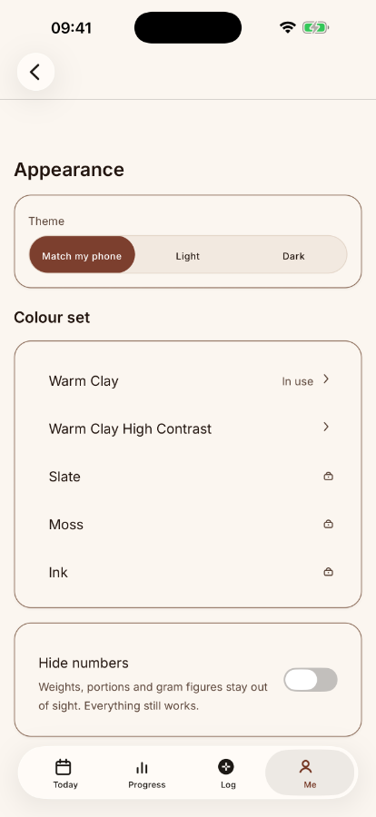 Nurisa: Settings